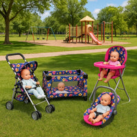 fash n kolor 4 Piece Doll Play Set, Includes - Flower - image 3