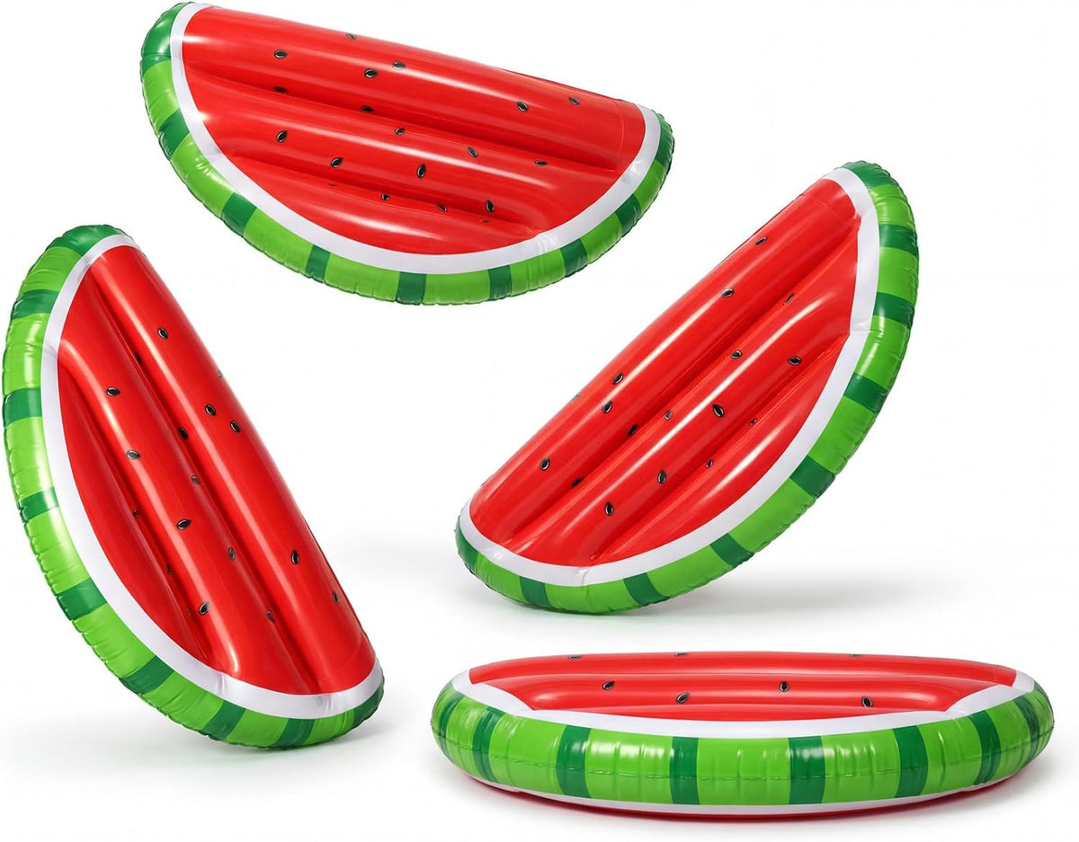 JellyArch inflatable surfboard decorations with tropical flower print, set of 4 - view 10