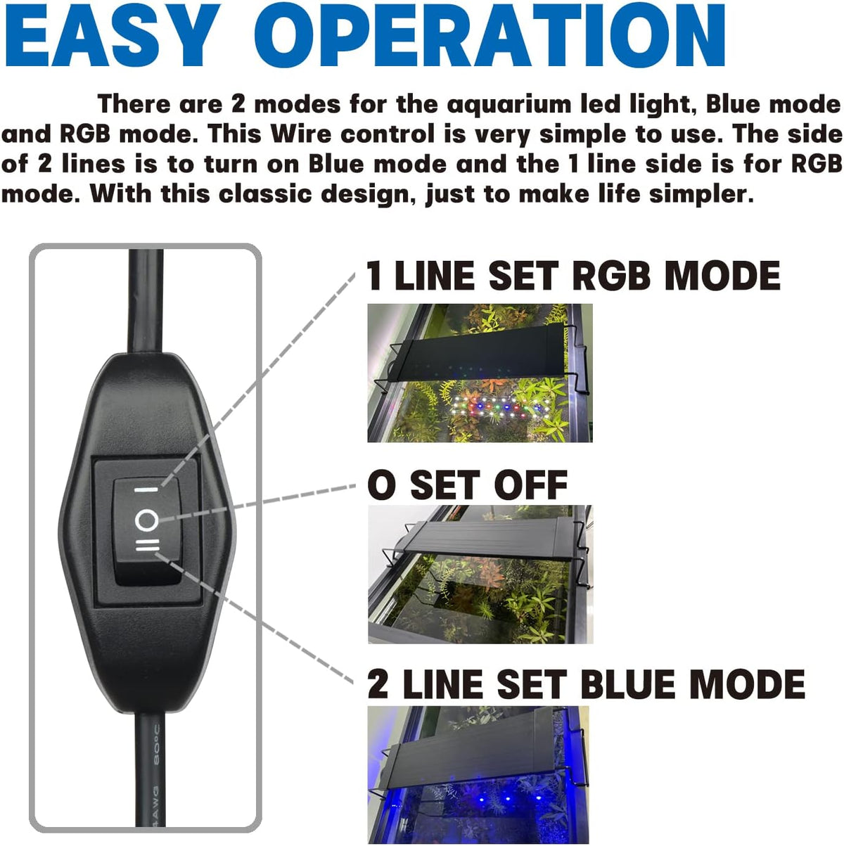 Ultra-Slim Full Spectrum LED Aquarium Light with Adjustable - 10-15" - image 4