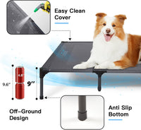 Elevated Dog Bed for Large Dogs 120lb - XL (48"L x 36"W x 9"H) / Grey - image 4