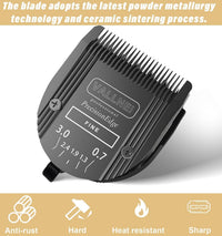 3-Pack 5-in-1 Replacement Blade Compatible with Wahl Animal Bravura - Black / 1 Pack - image 2