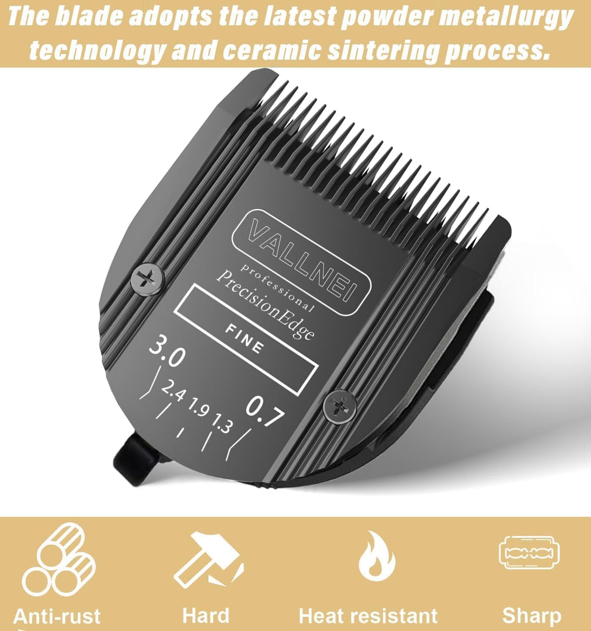 3-Pack 5-in-1 Replacement Blade Compatible with Wahl Animal Bravura - Black / 1 Pack - image 2
