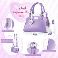 Shemira Play Purse for Little Girls - Purple - image 3