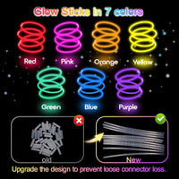 JICUICUI Glow Sticks Bulk Party Pack - 500glow sticks - image 3