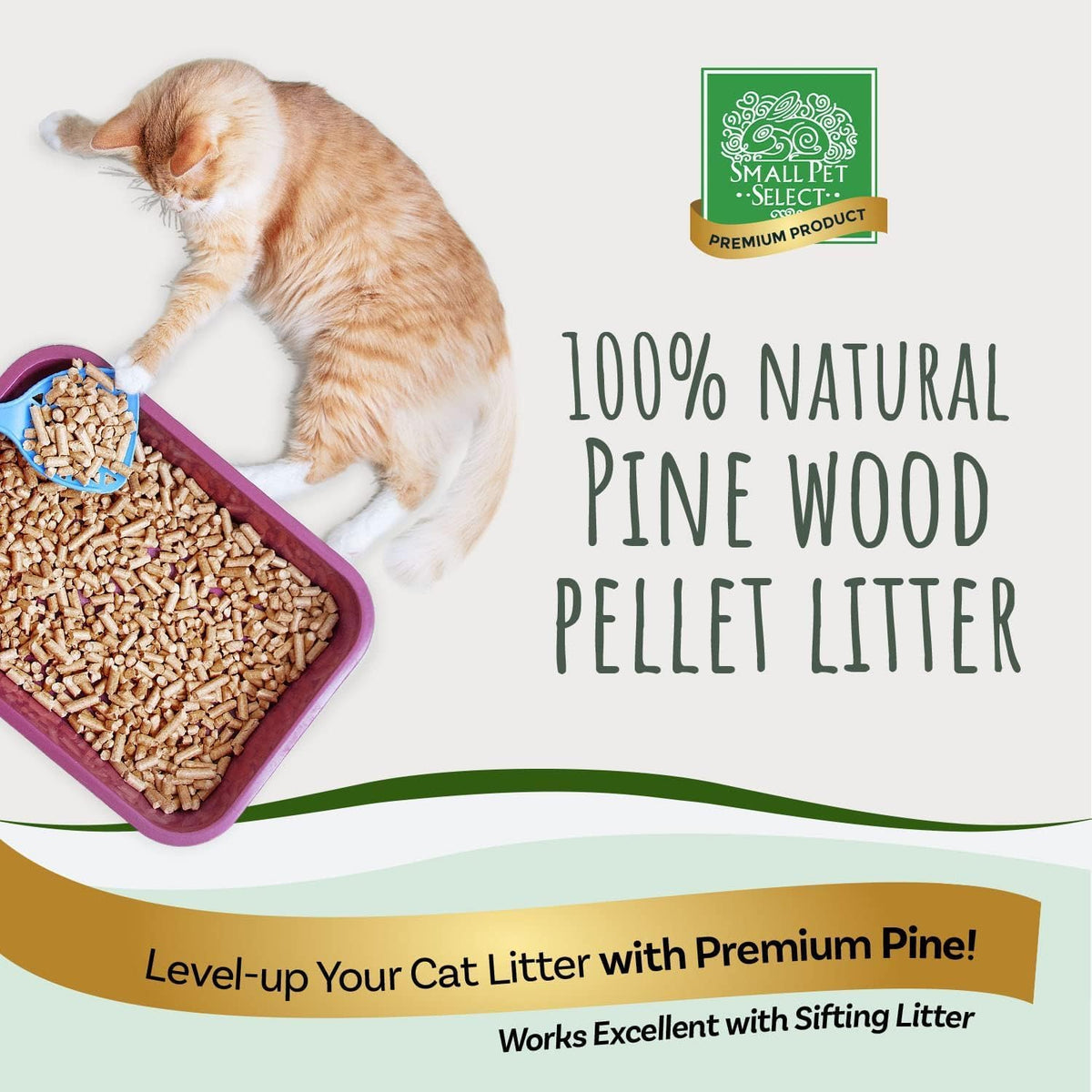 Small Pet Select Pine Pellet Bedding for Rabbits & Guinea Pigs - 20 Pound (Pack of 1) - image 3