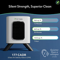 Air Oasis iAdapt 2.0 H13 HEPA Filter Air Purifier | Clean Air Starter Bundle | 3 Air Purifiers, 1x Small, 1x Medium & 1x Large Air Purifier