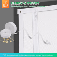 Reinforced Thickened Cat Screen Door - White / Up-u Shape, Fits Door Size up to 36"x 80" - image 4