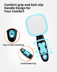 Pet Steam Brush for Dogs & Cats - Small / Blue - image 4