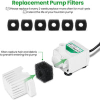 12 Pack Replacement Filters for D60 100oz/3L Automatic Pet Fountain - For 100oz D60 - image 2