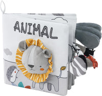 Vicloon Baby Soft Cloth Books - Gray Lion