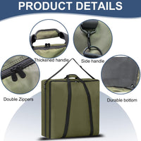 24" Dog Fence Storage Bag for Camping & RV Trips Comfortable Carry – Essentials for Dogs - Green / 25"×7"×25" - image 3