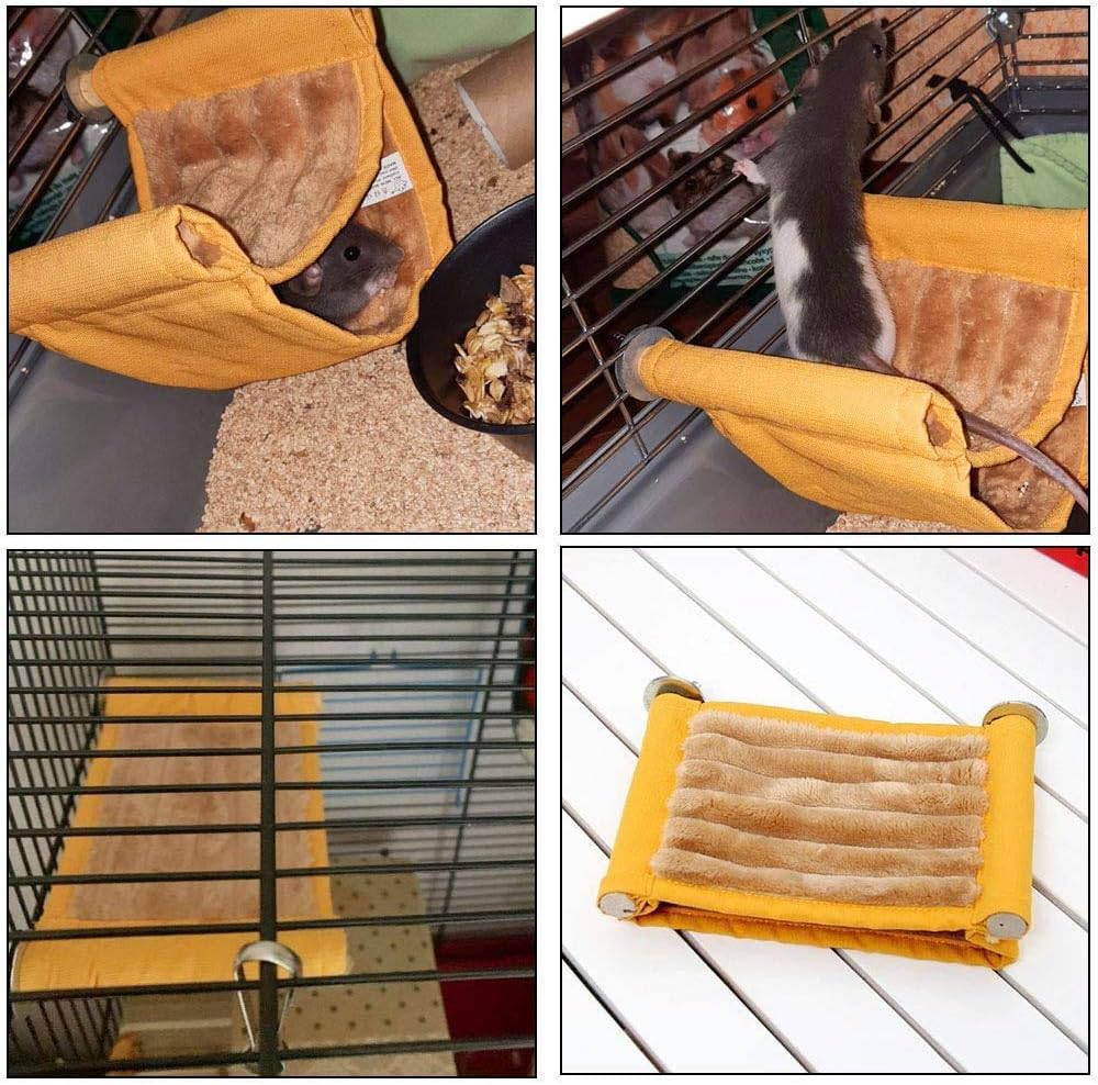 Warm Hamster Hammock House Mouse Rat Hanging Swing Bed Guinea Pig - image 4