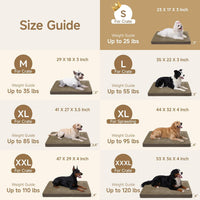 Waterproof Dog Crate Bed Pad - Brown / 23"W x 17"L x 3"H - image 4