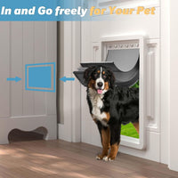 2-Pack Large Dog Door Replacement Flaps with Screws – Essentials for Dogs - 3-flap / Extra Large - image 3