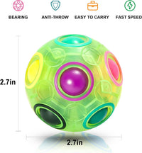 Vdealen Magic Rainbow Puzzle Ball - Green - image 2
