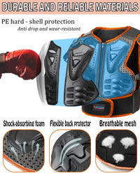DBaoXiaoMu kids dirt bike gear armor vest suit with chest, back, knee and elbow protection - view 23