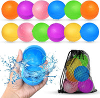 12Pcs Reusable Water Balloons - 12 PCS