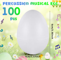 Yeshone 100 plastic egg shakers in 10 bright colors - view 11