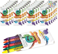 ArtCreativity Bulk Crayon Packs - 75 Set of 6-Packs (450 Ct)