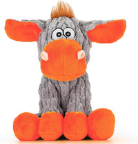 loncoldy Plush Chew Toys for Large Dogs - Orange
