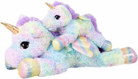 FFxiong 44 Inch Giant Unicorn Stuffed Animal Pillow - Rose Rainbow / 44 Inch - image 3