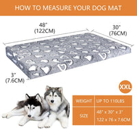 VANKEAN Waterproof Reversible Crate Mat Cool/Warm Washable Joint - XXL / Grey - image 2