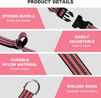 Martingale Collar for Dogs, Reflective Escape Proof, M - Cherry Pink / Medium - image 3