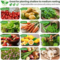 FRIZIONE 2pcs Tall 6x3ft Galvanized Raised Garden Bed Outdoor,Steel Garden Bed for Vegetables,Above Ground Garden Box for Flower,Metal Raised Beds for Gardening