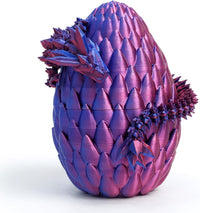 3D Printed Dragon Egg, Large 12" for Kids, Dragon Lovers - Purple Mix