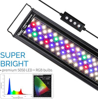 hygger Advanced LED Aquarium Light with Timer, 24/7 Lighting Cycle & DIY Mode, Full Spectrum Fish Tank Light for 36-42 in Freshwater Planted Tank