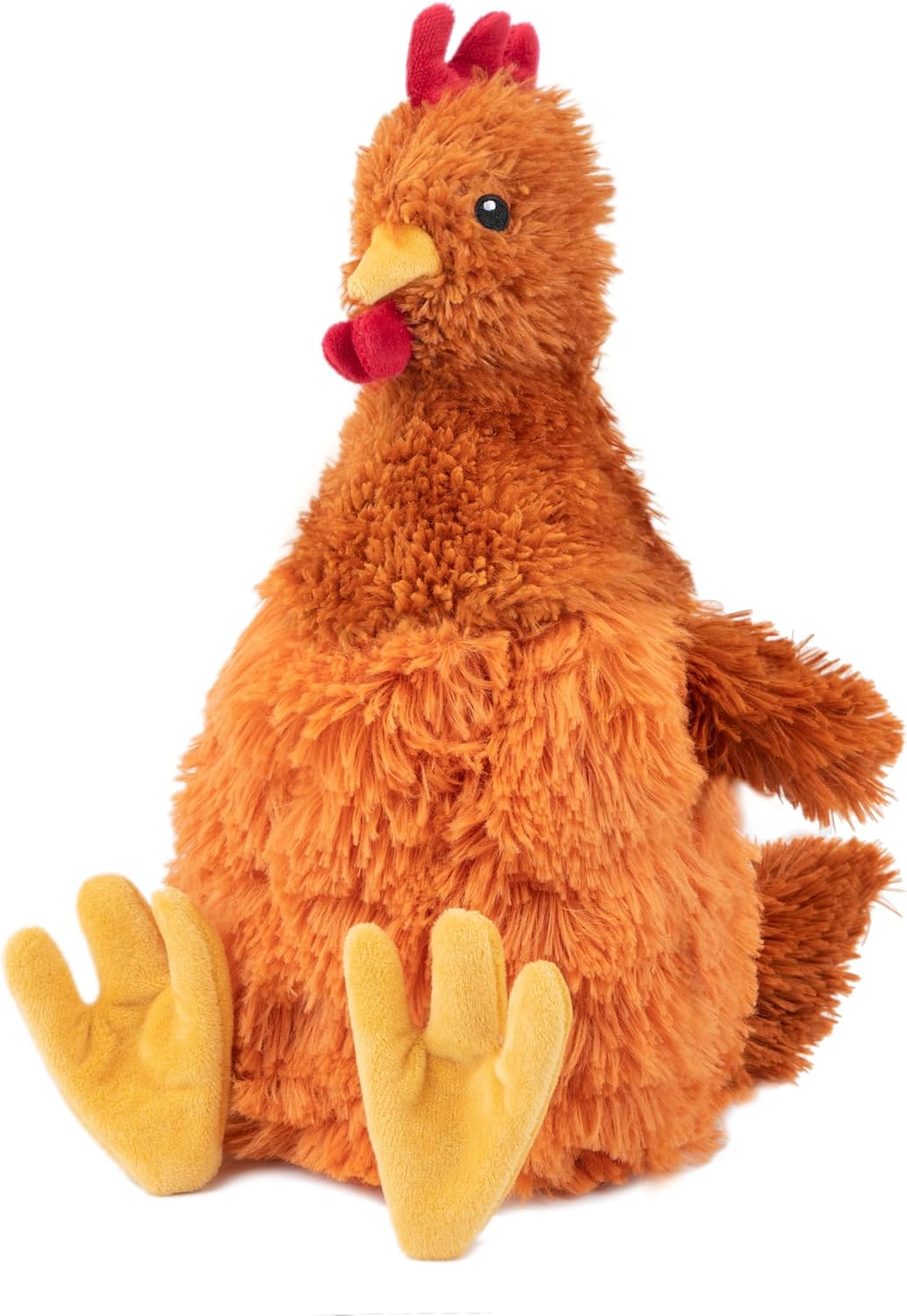Best Pet Supplies Bunny Buddy Squeaky Plush Dog Toy, Beige - Crinkle Chicken (Brown, Beige, Wine Red) / Large - image 3
