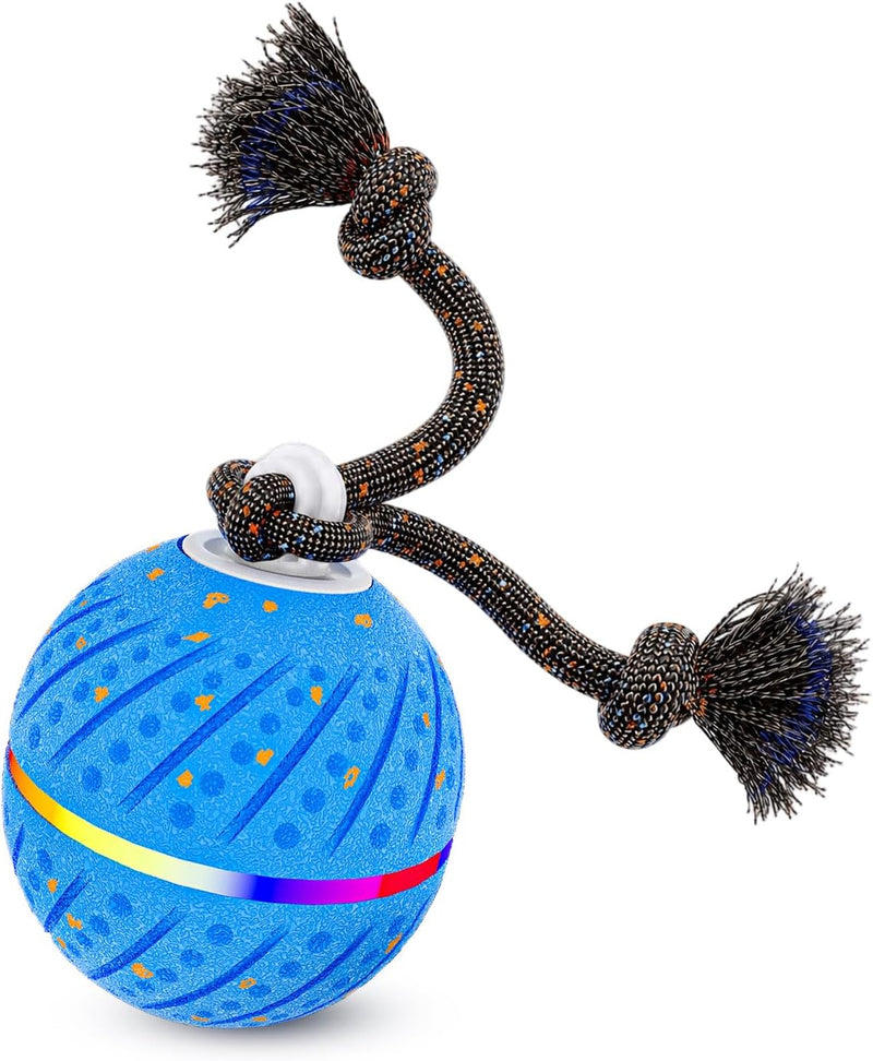 Smart Interactive Dog Toys Ball for Aggressive Chewers Medium Large - Blue / Medium