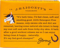JR Liggett’s Botanical Horse Shampoo Bar for Sensitive Skin - 100% Detergent Free, Non-GMO & Biodegradable - Deep-Cleansing, Hypoallergenic Formula for Healthy Skin, Mane & Tail - 3.5 oz Bar