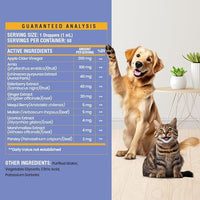 Cough Support for Dogs & Cats, Dry and Wet, Respiratory & Cold, Made in USA, 2oz