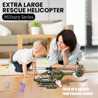 CSDCSD large helicopter toy with crane and cargo basket, lights and sounds - view 10