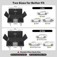 Zanch Hard Bottom Dog Seat Cover for Trucks - Black / XL - Full-size Trucks & SUVs - image 2