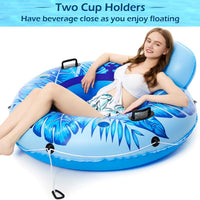 Jasonwell Inflatable River Tube Float - X-Large / Blue - image 3