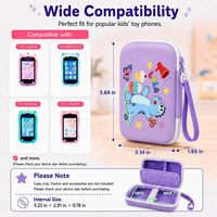 ALKOO kids smartphone case, zip carrying box for kids toy phones and learning cameras - view 20