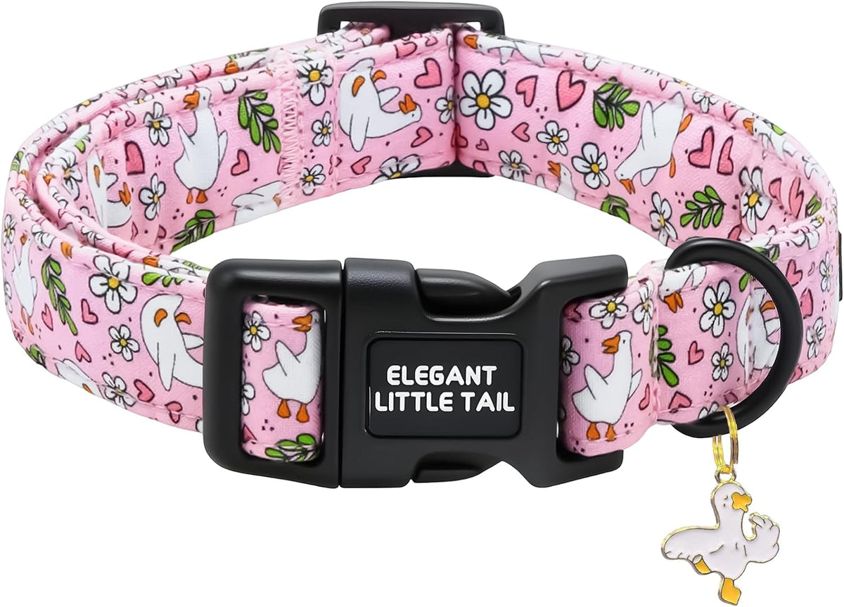 Elegant little tail Fall Dog Collar - P-Goose / Medium (Pack of 1)