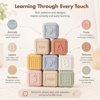 Baby Blocks Stacking for Babies Silicone Soft Building Blocks - Gentle - image 3