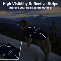 Dog Coats for Large Dogs Waterproof Dog Jacket with Adjustable Fit – Essentials for Dogs - 2XL / Army Green - image 3
