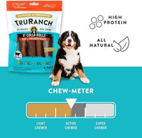 Collagen Rolls - 6" Collagen Rolls for Dogs - Long Lasting Healthy Joint Support - Rawhide Alternative - Skin & Coat Health - Made with Real Beef, Value Pack, 15 Bags, 60 Count