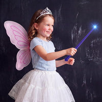 Gejoy 2 Pcs Magic Wand for Kid Light up with Sound - Dark Purple - image 2