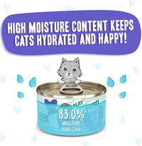 Weruva B.F.F. Play - Best Feline Friend Paté Lovers, Aw Yeah!, Beef & Tuna Tic TOC with Beef & Tuna, 2.8oz Can (Pack of 12)