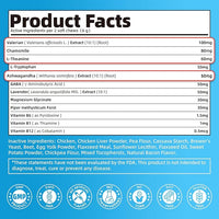 Calming Chews for Dogs – Calming Treats for Anxiety, Stress, Separation, Travel&Thunder, Relaxation & Focus Support with L-Theanine, Valerian Root, Chamomile & Ashwagandha, Bacon Flavor, 60Ct
