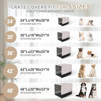 Explore Land Breathable Dog Crate Cover - 42"L x 28"W x 31"H / Dog Print - image 3