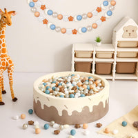 GOGOSO star, heart and moon ball pit balls in a pastel color mix with storage bag - view 28
