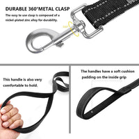 6 FT Basic Dog Leash for Medium Dogs - Refl Black / Medium : 3/4" x 6 FT - image 4