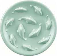 Slow Feeder Bowl for Cats and Small Dogs - Green