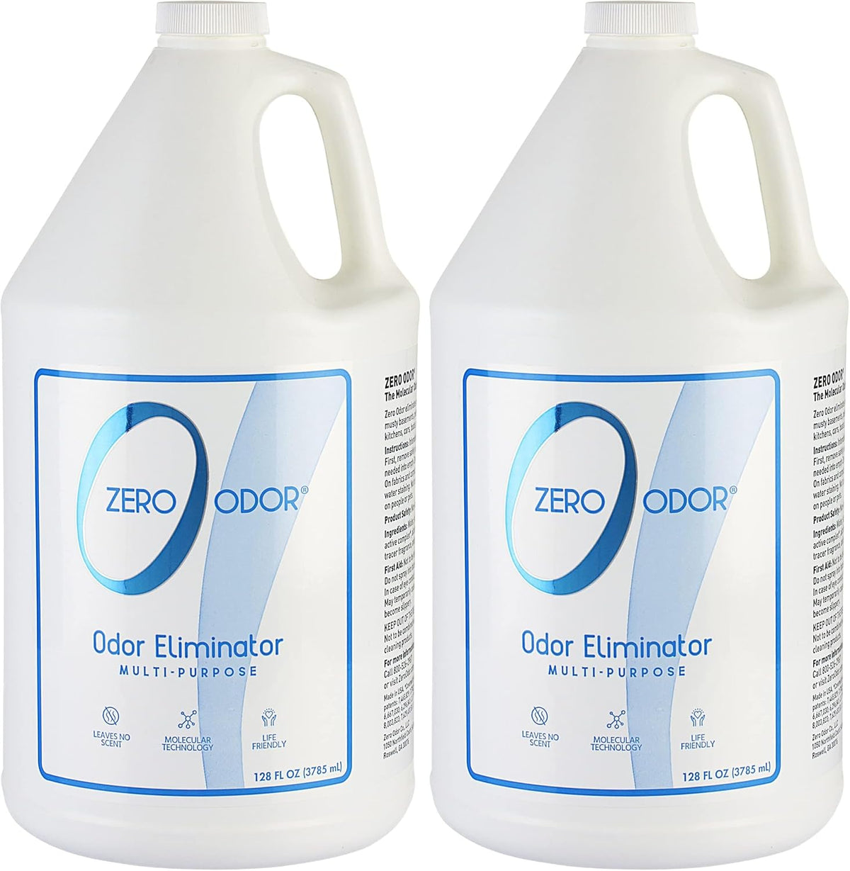 Zero Odor Multi-Purpose Odor Eliminator - 128 Fl Oz (Pack of 2)